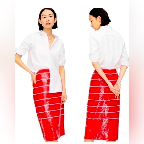 J. Crew Dresses & Skirts - NWT - JCREW No 2 Sequined Pencil Skirt.